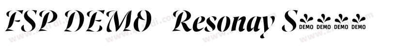 FSP DEMO   Resonay S字体转换